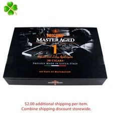 Toscano Master Aged Serie 1 Empty Wood Cigar Box 11" x 7.25" x 2"