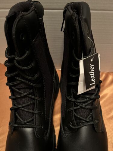 mens black boots - Picture 3 of 7