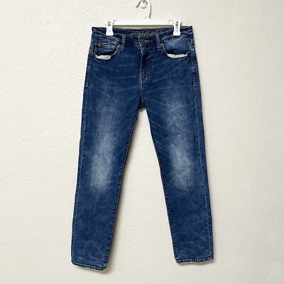 American Eagle Mens Slim Straight Extreme Flex Denim Jeans Size 30x32