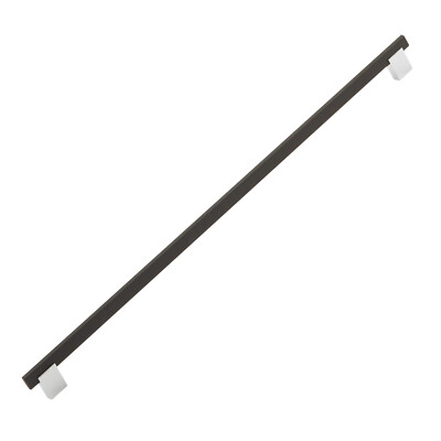 Bridge Style Metal Handle, Chrome Black, 20-1/8'' (512 mm) Overall Length