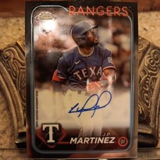 J.P. Martinez 2024 Topps Chrome RC Auto #RA-JP  Texas Rangers 