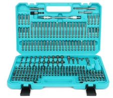 258-Piece Screwdriver Bit Set, Chrome Vanadium Steel Driver Bit Set, Security