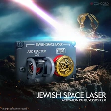 NEW!!!! JEWISH SPACE LASER ACTIVATION PANEL - OPTION 1 MASTER LASER FIRE PANEL