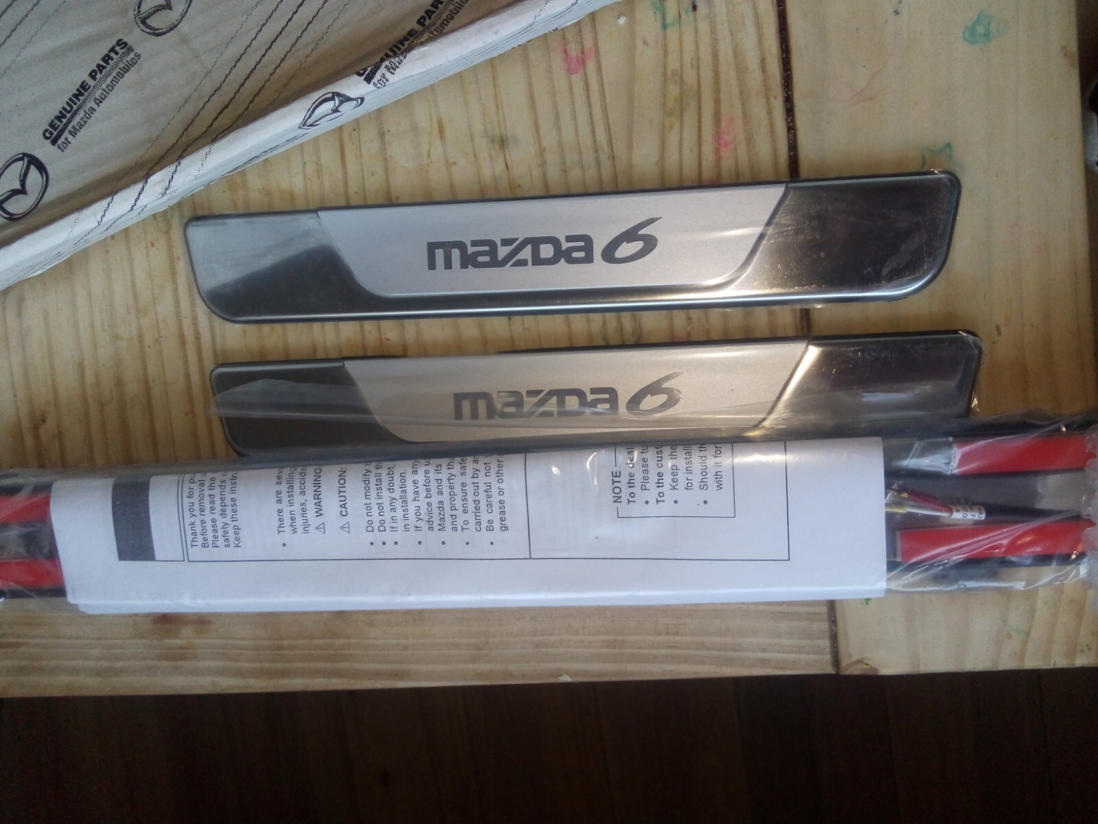 Mazda 6 GH Illuminated Scuff/Entry Plates 20072009 GS1DV1370F