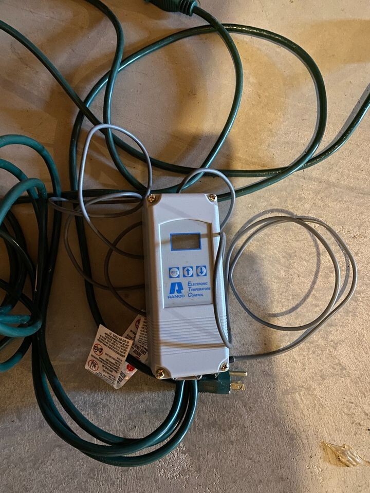 RANCO ETC211100000 ELECTRONIC TEMPERATURE CONTROL DUAL STAGE WITH
