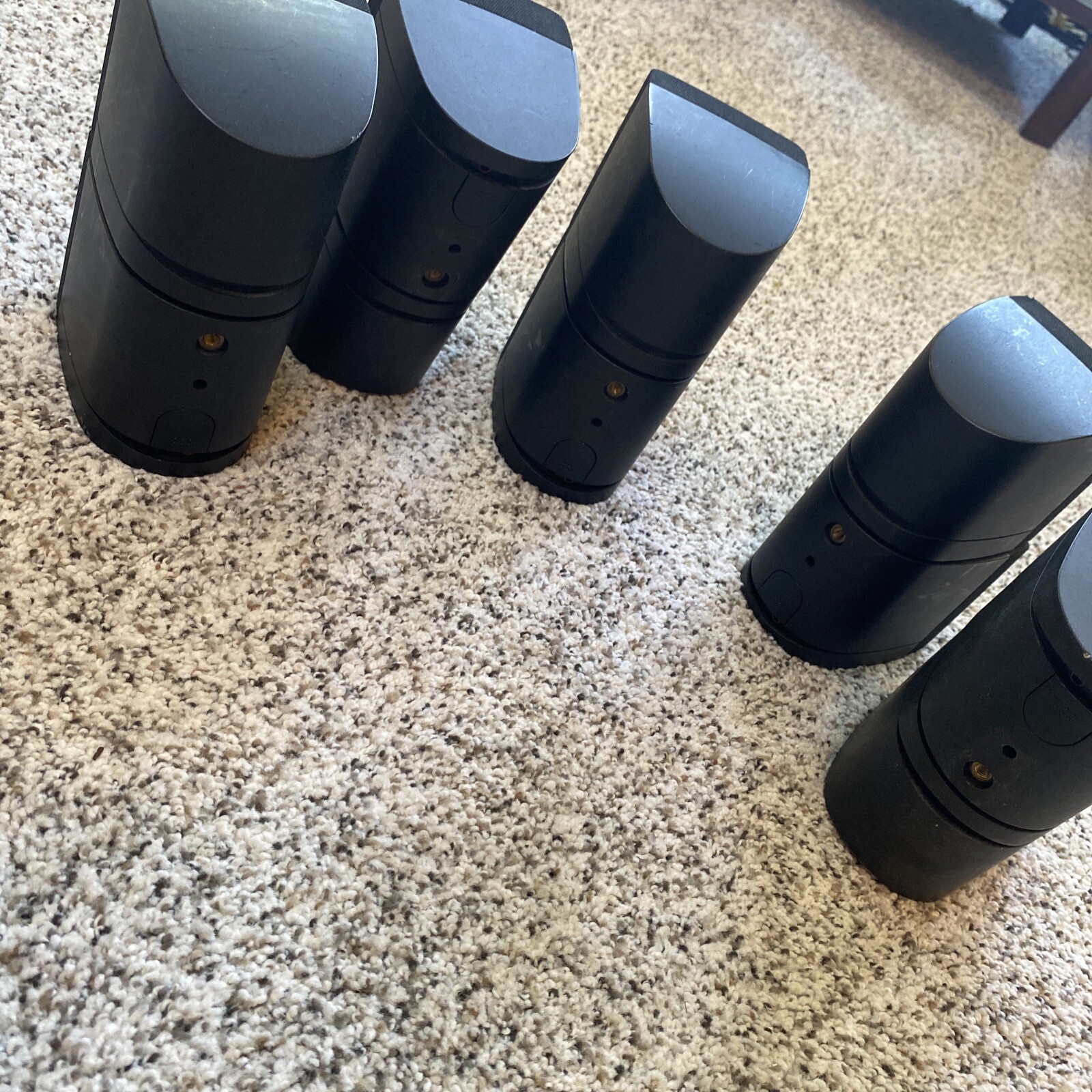 5X Bose Double Dual Cube Speakers Surround Sound Acoustimass