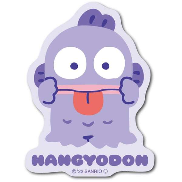 Sanrio HANGYODON Colorful Mini Sticker Purple From JAPAN | eBay