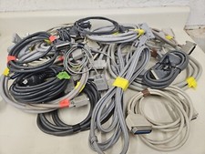 Vintage Lot Of 25 Computer Male To Male, Male To Female Pin Cords. Untested MP1