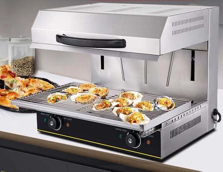 1 PC220V 4KW BBQ Oven Liftable Burner Electric Lift-Up Salamander Stove US  Stock | eBay