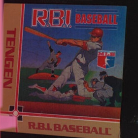 R.B.I. Baseball: Tengen (Nintendo NES, 1988) game Cartridge & Case RBI MLB