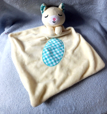 Yellow Sleepy Cat Snuggie Snuggle Blanket Baby Comforter Comfort