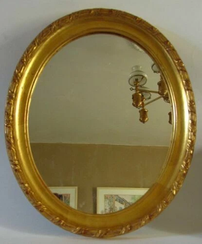 Miroirs Art déco muraux ovales