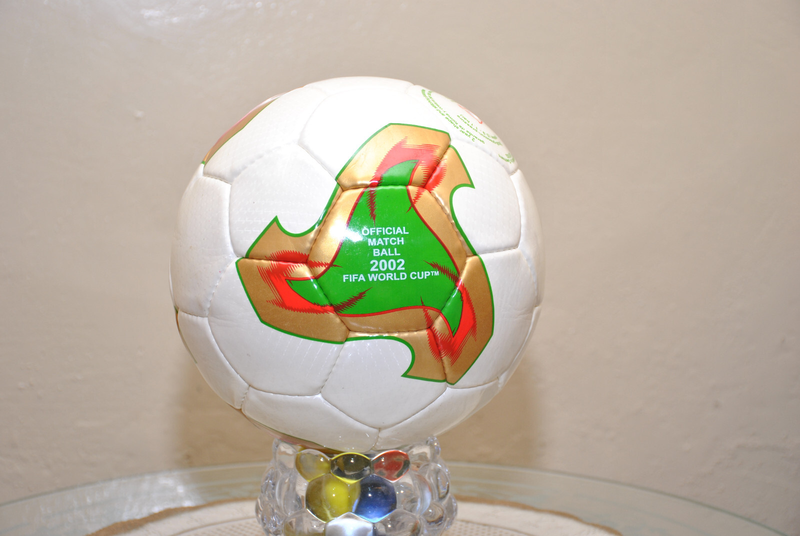 WORLD CUP 2002 FEVER NOVA  SOCCER FOOTBALL BY OFFICIAL LEATHER FOOTBALL SIZE 5