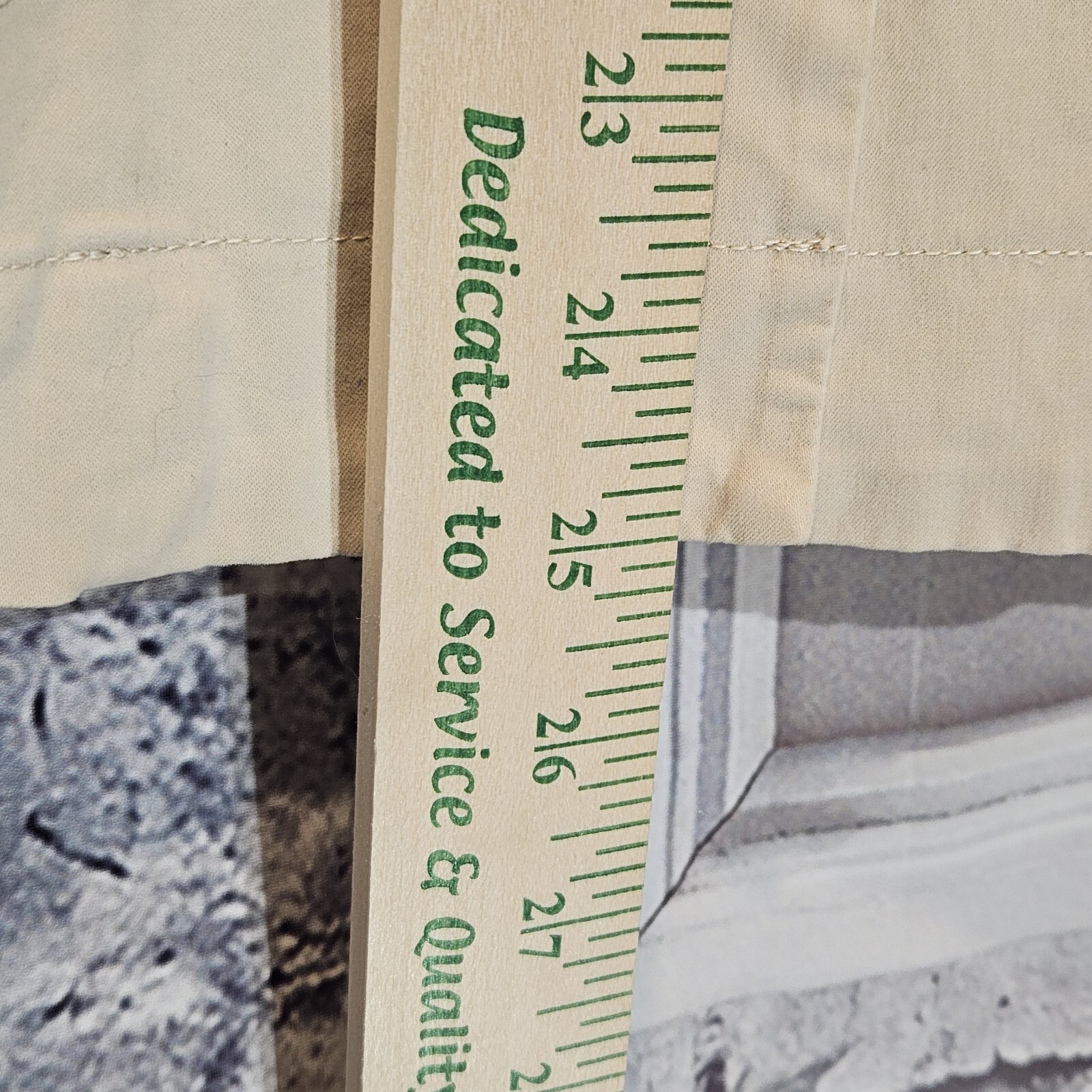 TALBOTS Stretch Cotton Button Jacket SIZE 10 Beig… - image 8