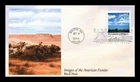 DR JIM STAMPS US COVER CLOUDSCAPES FDC BISON HUNT IMAGES OF AMERICAN FRONTIER