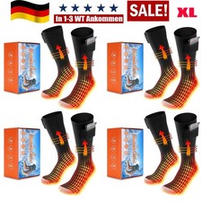 5000mAh USB Beheizbare Socken Akku Beheizte Socken Fußwärmer Unise Heizsocken XL