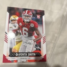 Panini 2021 Score DeVonta Smith Rookie Alabama Crimson Tide Base #324