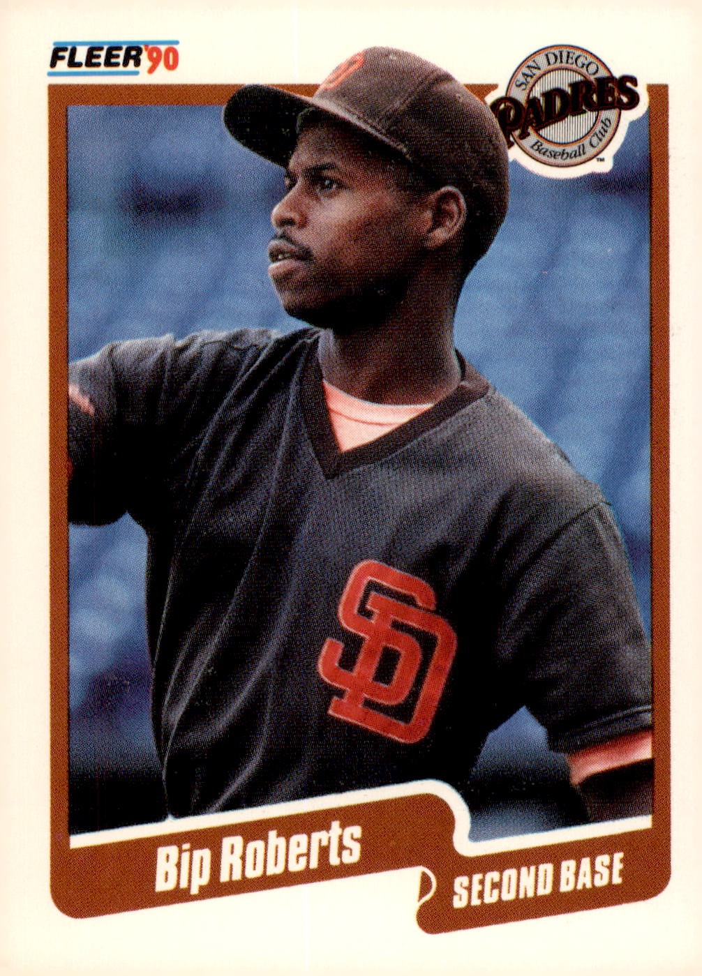 1990 Fleer #166b Bip Roberts