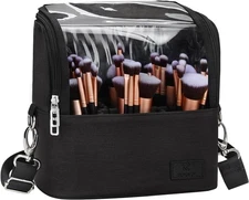 Makeup Brush Case Stand-up Makeup Cup Travel Professional Cosmetic Bag Artist St