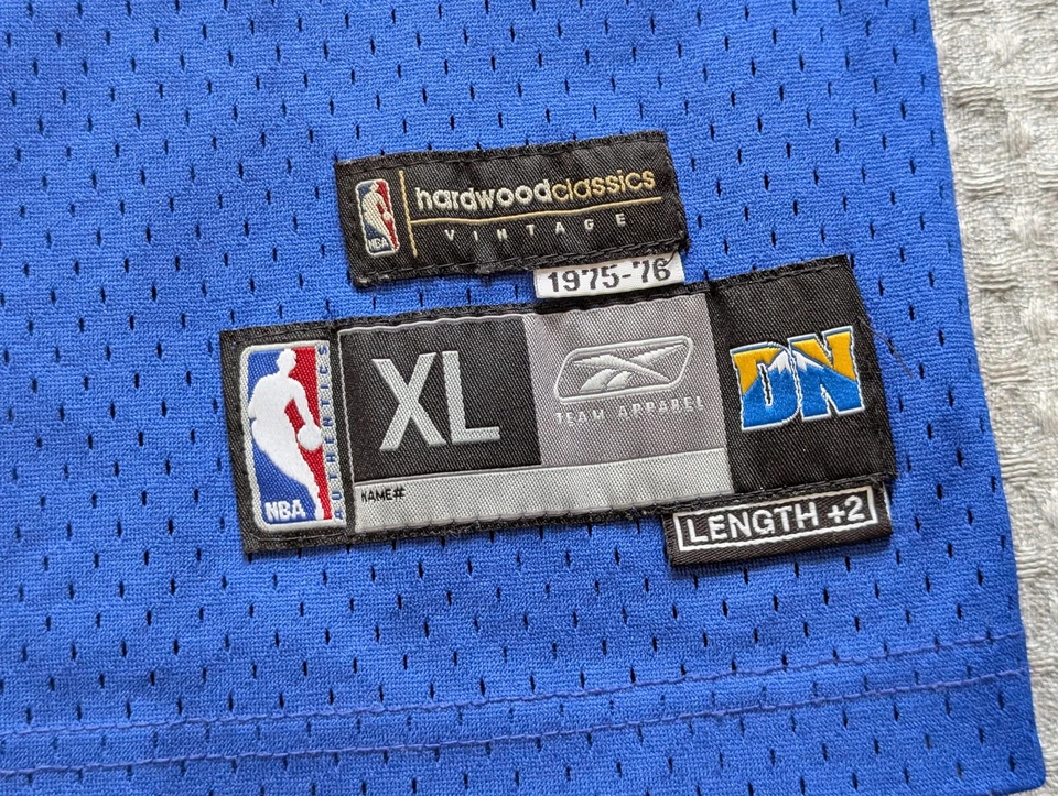 Denver Nuggets Jersey Youth XL NBA Carmelo Anthony Reebok Hardwood Classics - Image 3 of 4