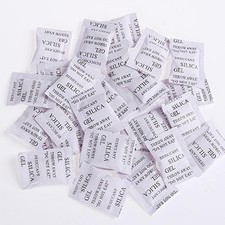 200 Pcs Food Grade Security Silica Gel Desiccant 200 pcs, As Picture Show