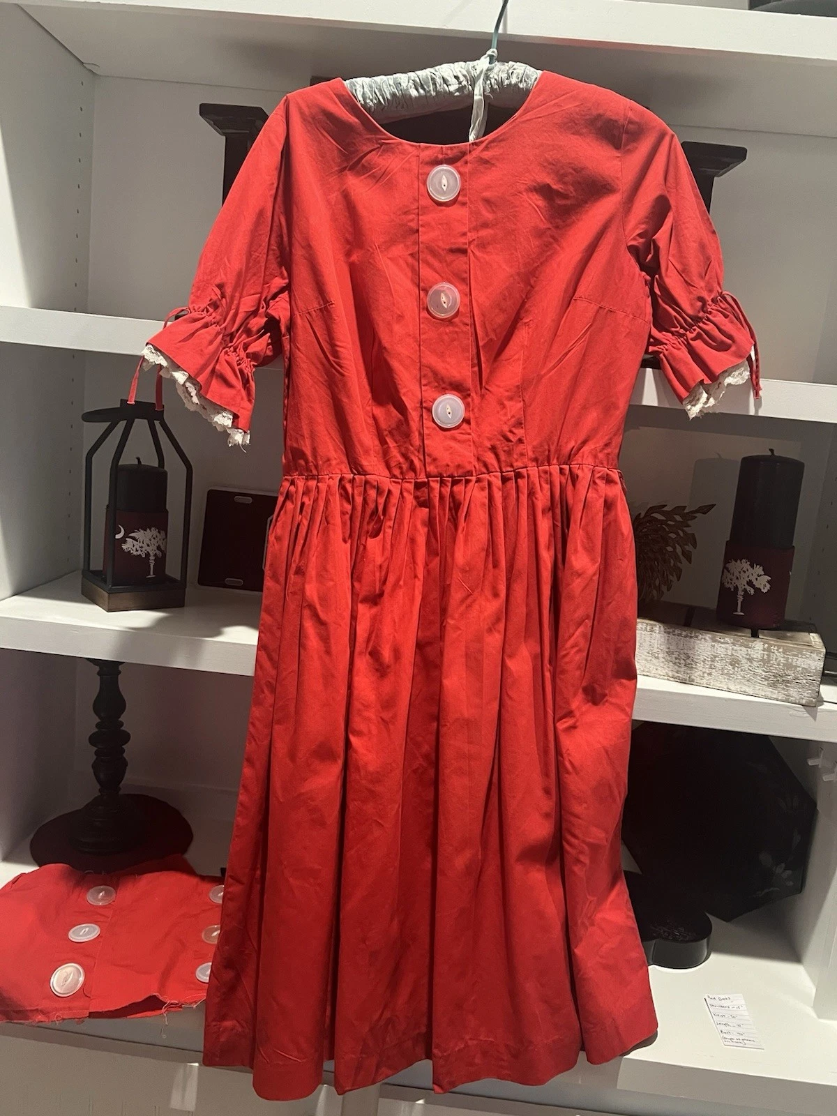 Vintage 70s Or 60s Dress Red