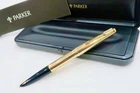 MINT PARKER 61 INSIGNIA FOUNTAIN PEN, ROLLED GOLD BODY & CAP C1978 CASE INST.