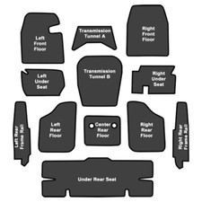 Sound Deadener For 1961-1964 Pontiac Catalina Eva Complete 12pc