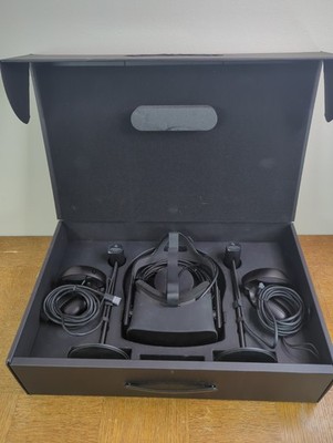 Oculus Rift CV1 VR Virtual Reality Headset Black Full Kit Tested Working Boxed