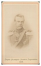 S8931/CDV Photo Prince Albrecht of Prussia approx. 1875