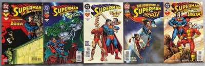 Superman series 1996/9-13 ''Team-Up Month'', DC Comics 1996, VF