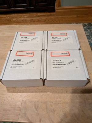 Qty4 Algo 2507 SIP Paging Adapter   VoIP to Analog Bridge