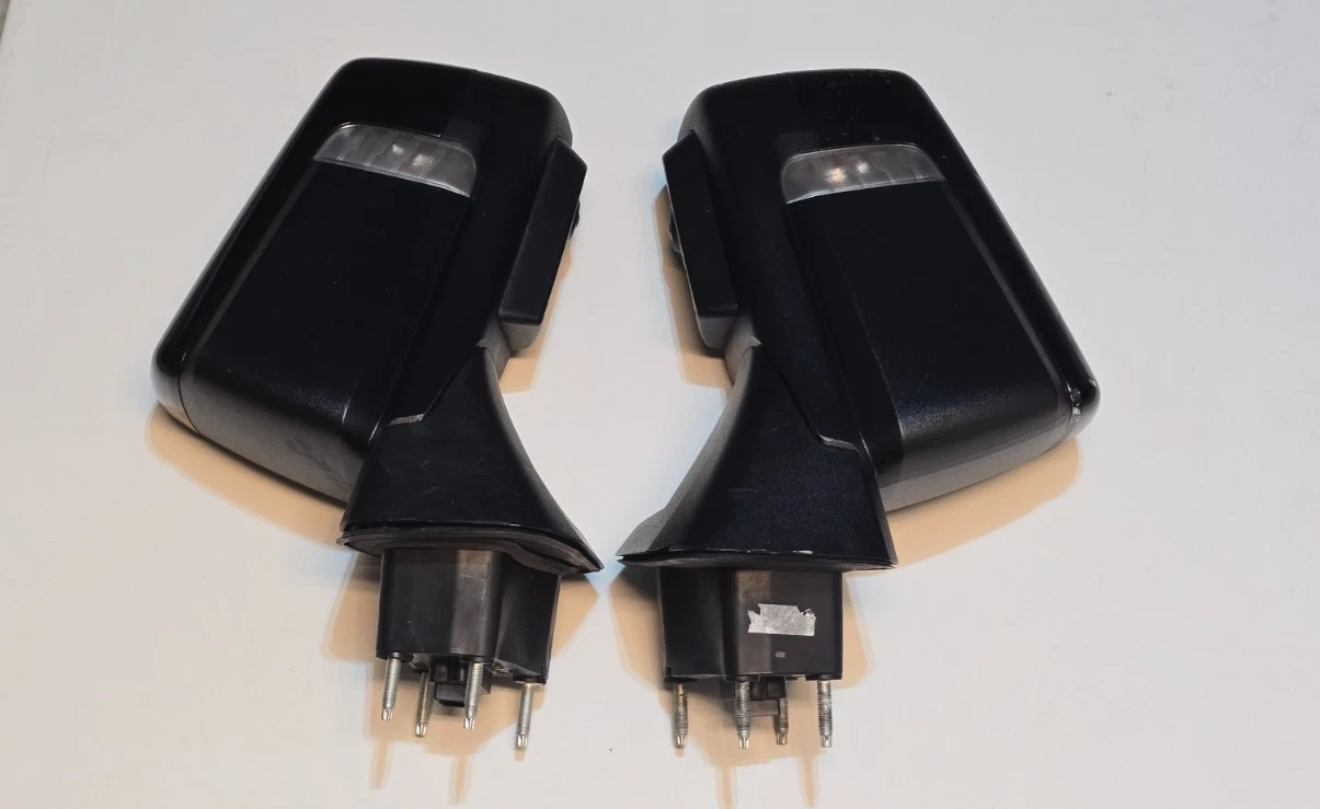 2019-2025 GMC Sierra 1500 Door Mirrors Pair w/Camera Blind Spot LH & RH Black