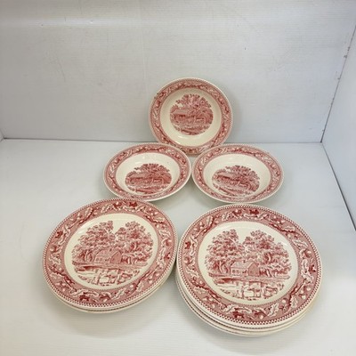 Vintage Memory Lane Royal Iron Stone Made in  USA 1965 lot of 10