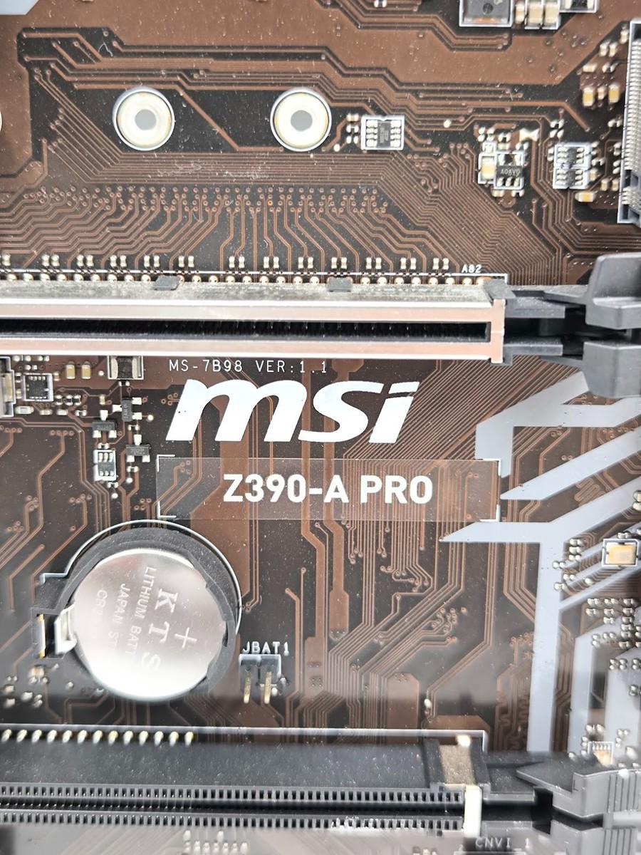 【ジャンク】マザーボード　マザボ　MSI Z390-A MSI Z390-A PRO Motherboard Used Working | eBay