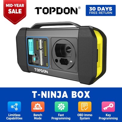 TOPDON T-Ninja Box IMMO Module Key Programmer EEPROM All Keys Lost for Phoenix