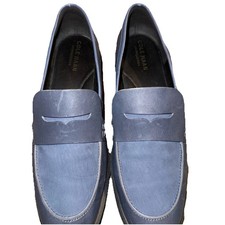 PRE-LOVED COLE HAAN GRAND SERIES SIZE 8B NAVY BLUE LOAFERS