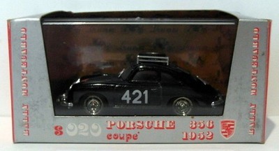 Brumm 1/43 Scale Diecast S020 - Porsche 356 Coupe #421 Monte Carlo 1953