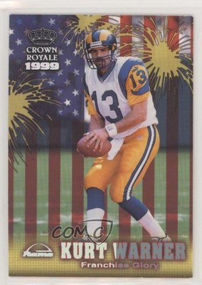 1999 Pacific Crown Royale Franchise Glory Kurt Warner #19 HOF a2v