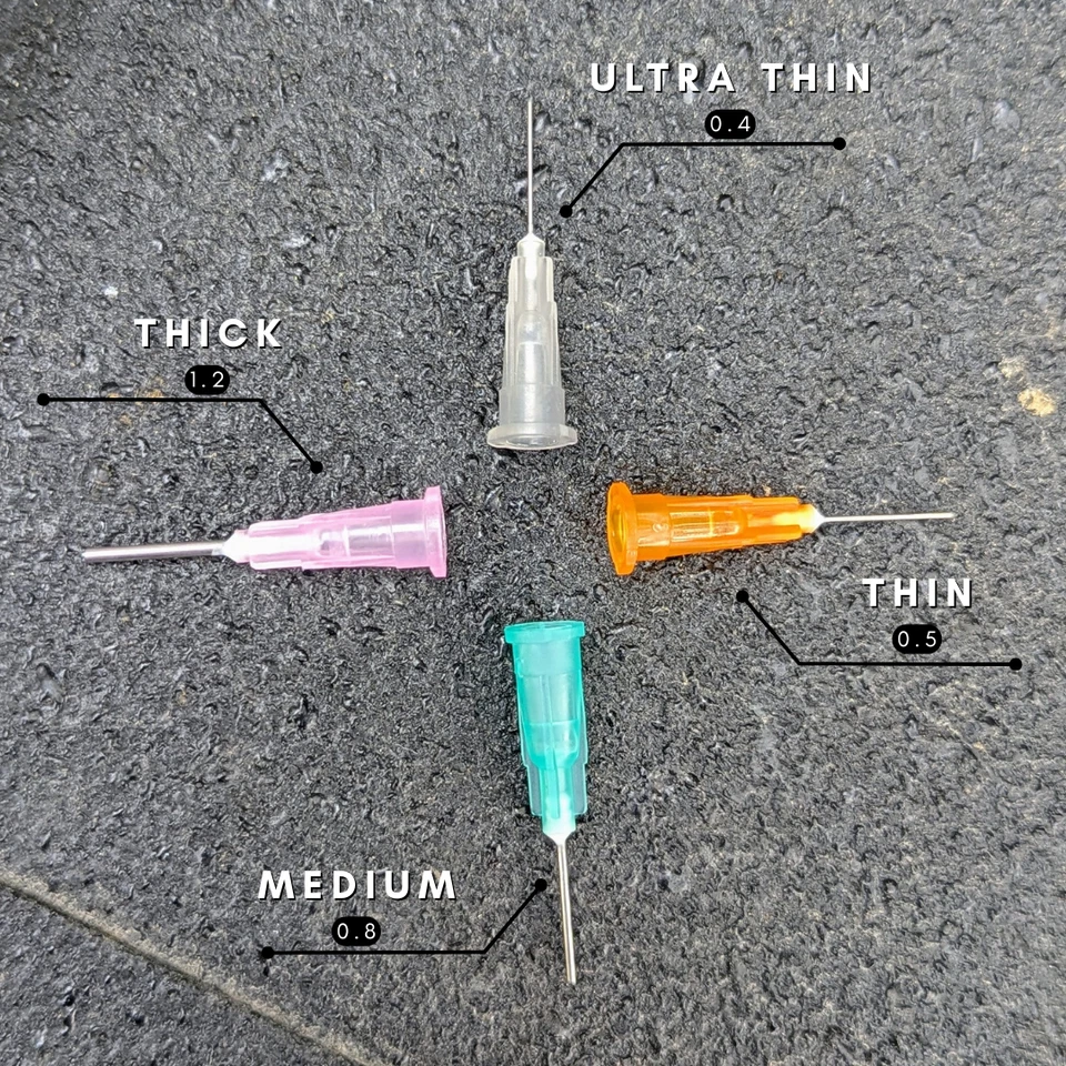 Bermco RC Parts Ultra Thin Metal CA Glue Tips (10) Needle Nossle Tire Car Truck - Image 4 of 4