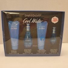 Davidoff Cool Water Womens 4 Piece Gift Set for Her BRAND NEW 