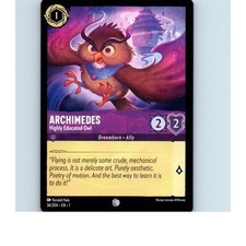 Archimedes 36/204 Disney Lorcana Trading Card