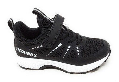 Istamax Kinder Sportschuh Antipronation Anti Torsion IMAA3807 Schwarz Weiß