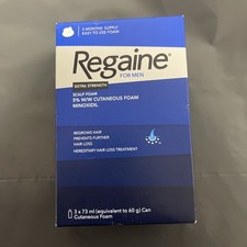 Regaine for Men Extra Strength Scalp Foam 5% w/w – Triple Pack (3 x 73ml) ⭐⭐⭐⭐⭐