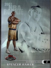 Spencer Hawes 2007-08 Stadium Club Sacramento Kings Rookie Refractors