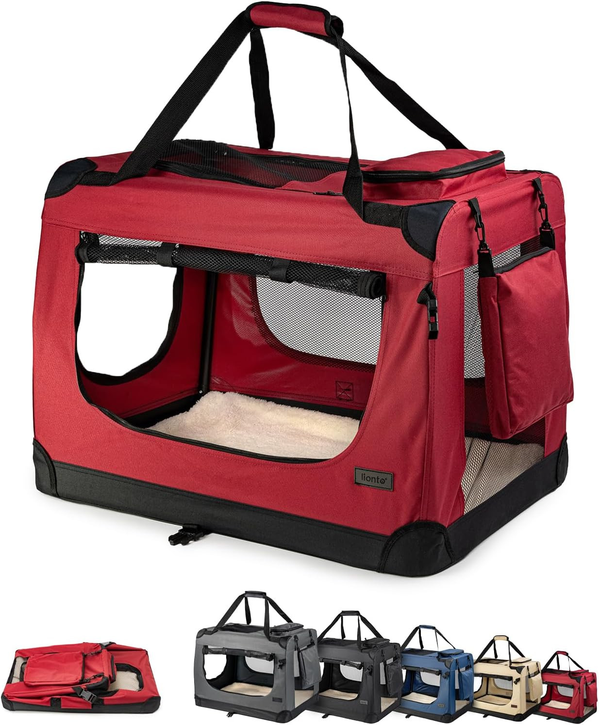 Trasportino Morbido Cane 50x34x36 cm - Offerta Viaggio Auto Box