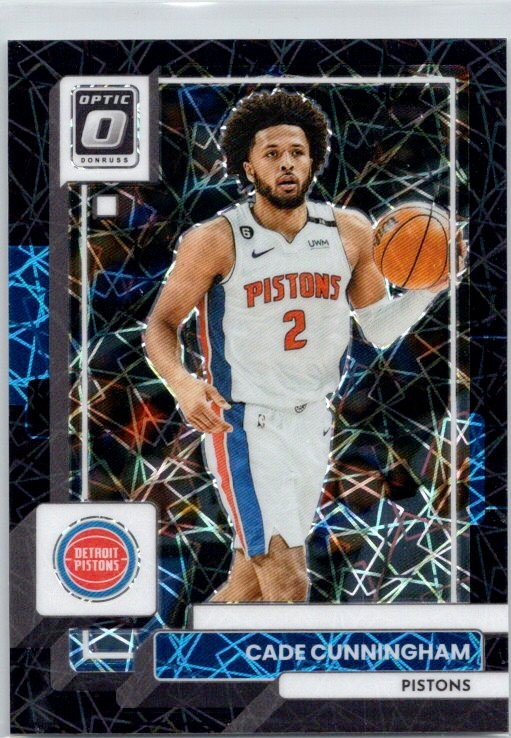 2022-23 Donruss Optic #92 Cade Cunningham Black Velocity #/39