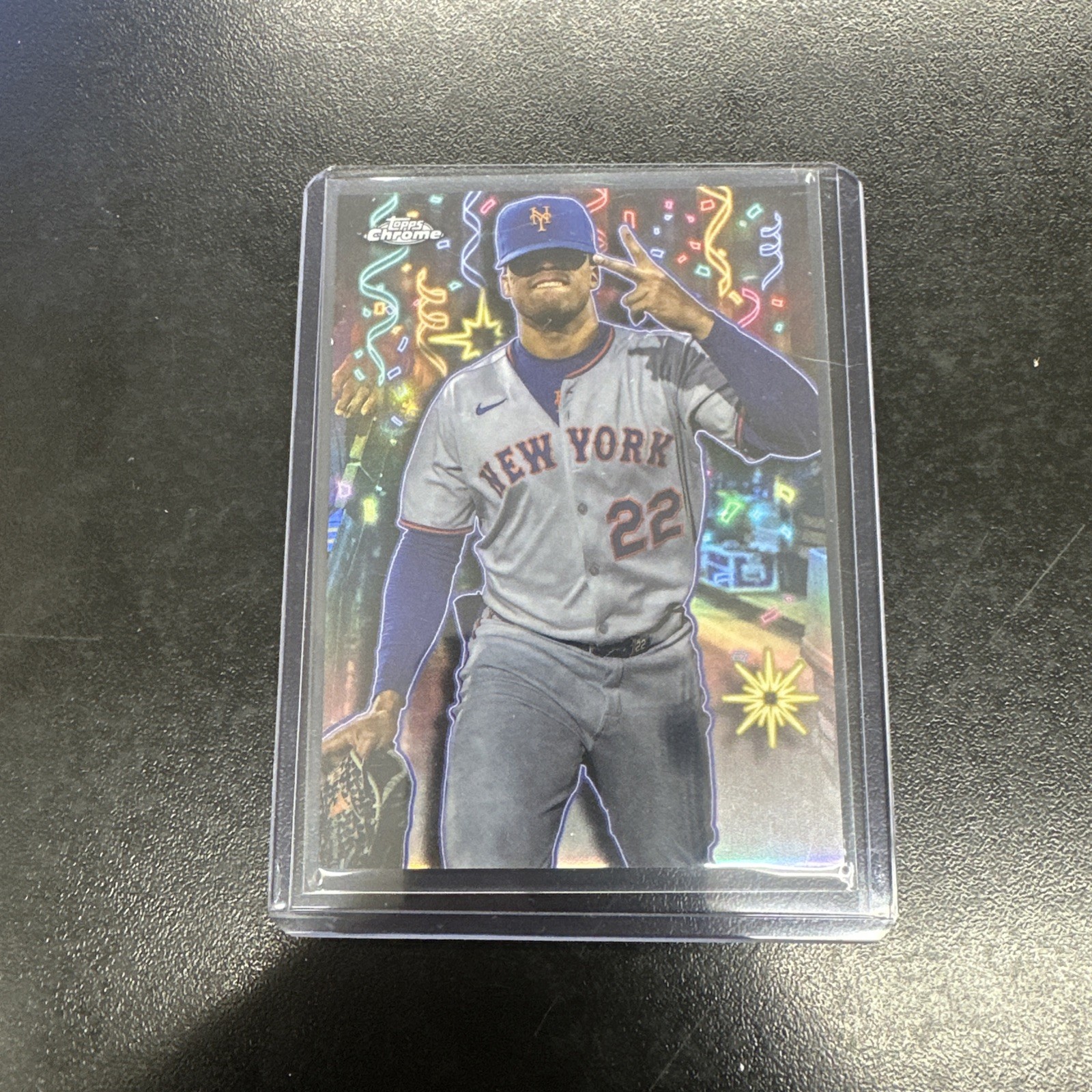 2025 Topps Chrome Update Juan Soto Celebracion #CT-5 Mets