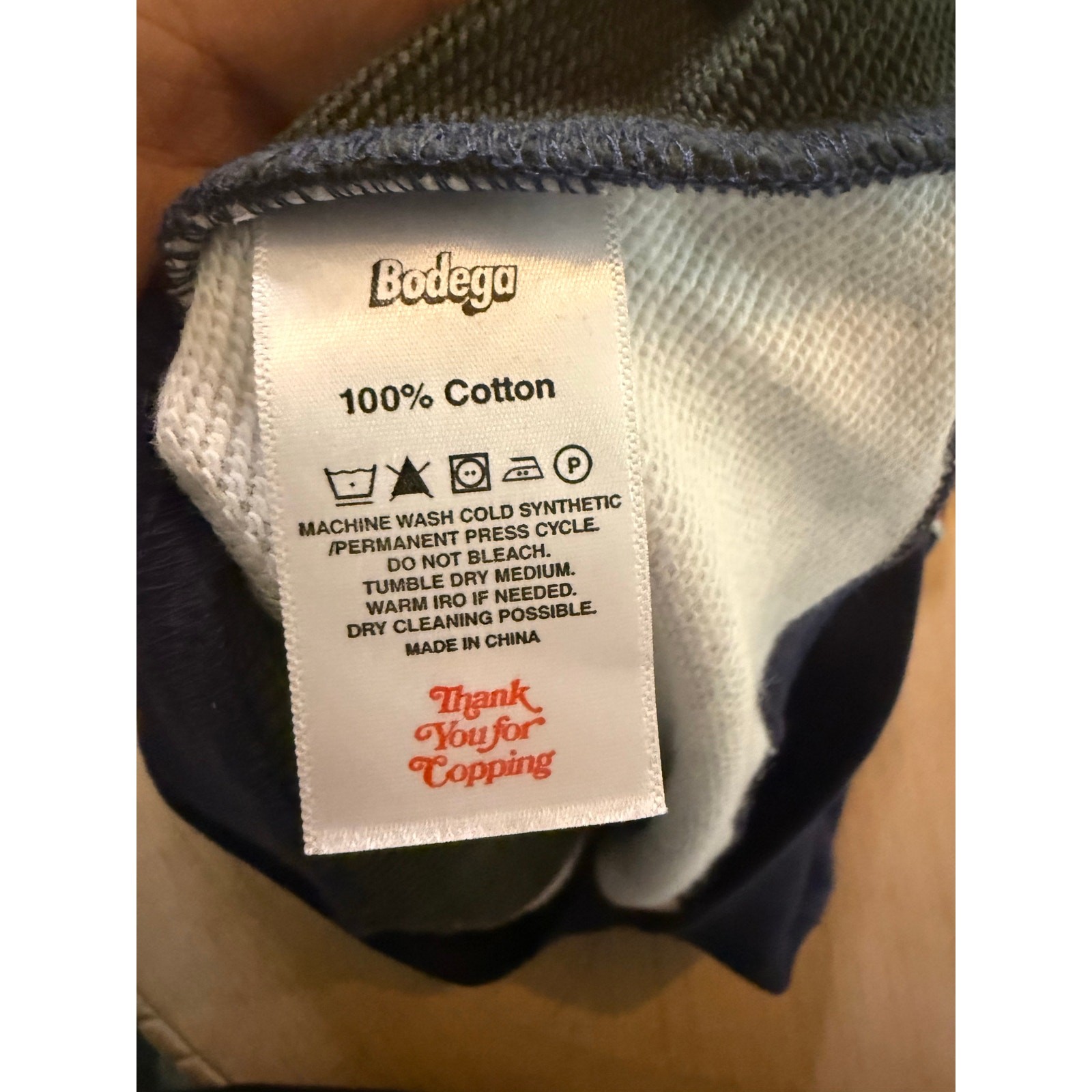 Bodega hidden in plain sight patchwork pullover s… - image 7