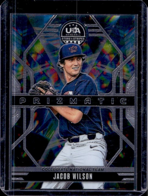 2026 Panini Stars and Stripes Prizm Jacob Wilson Prizmatic #18
